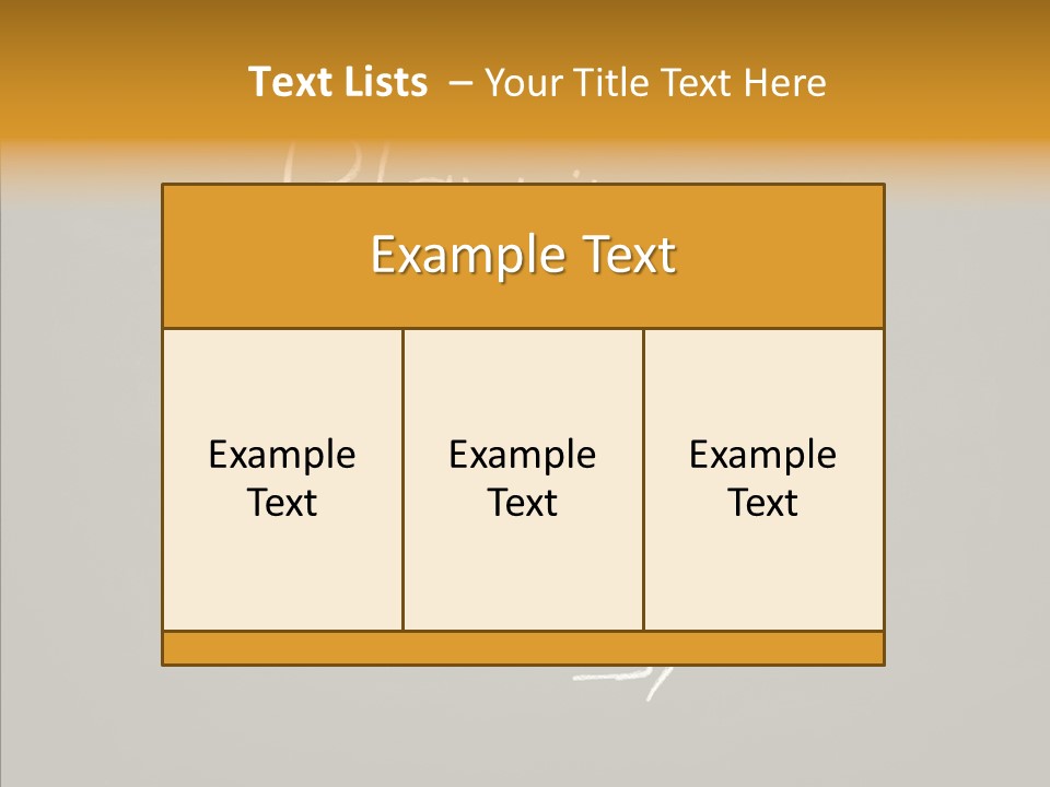 Partnership Coach Chart PowerPoint Template