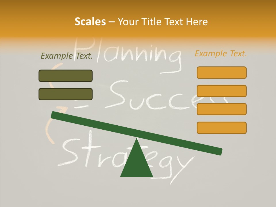 Partnership Coach Chart PowerPoint Template
