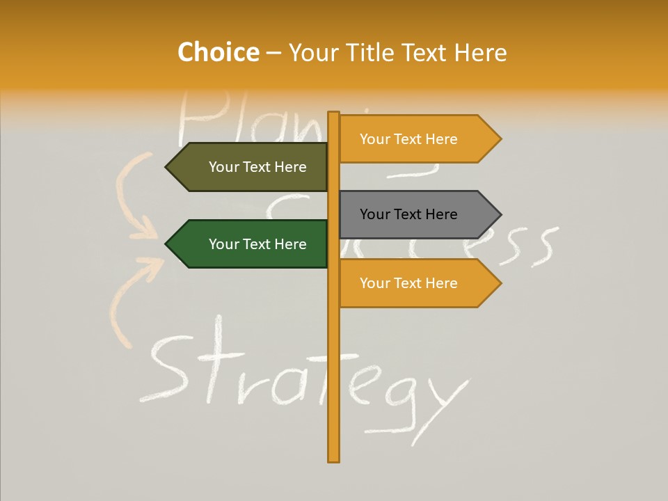 Partnership Coach Chart PowerPoint Template