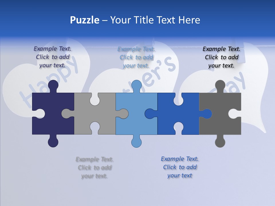 Wish Happy Fathers Day Celebrate PowerPoint Template