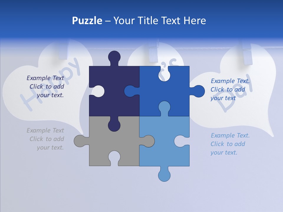 Wish Happy Fathers Day Celebrate PowerPoint Template