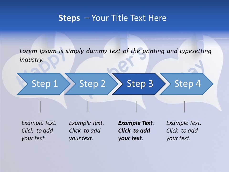 Wish Happy Fathers Day Celebrate PowerPoint Template