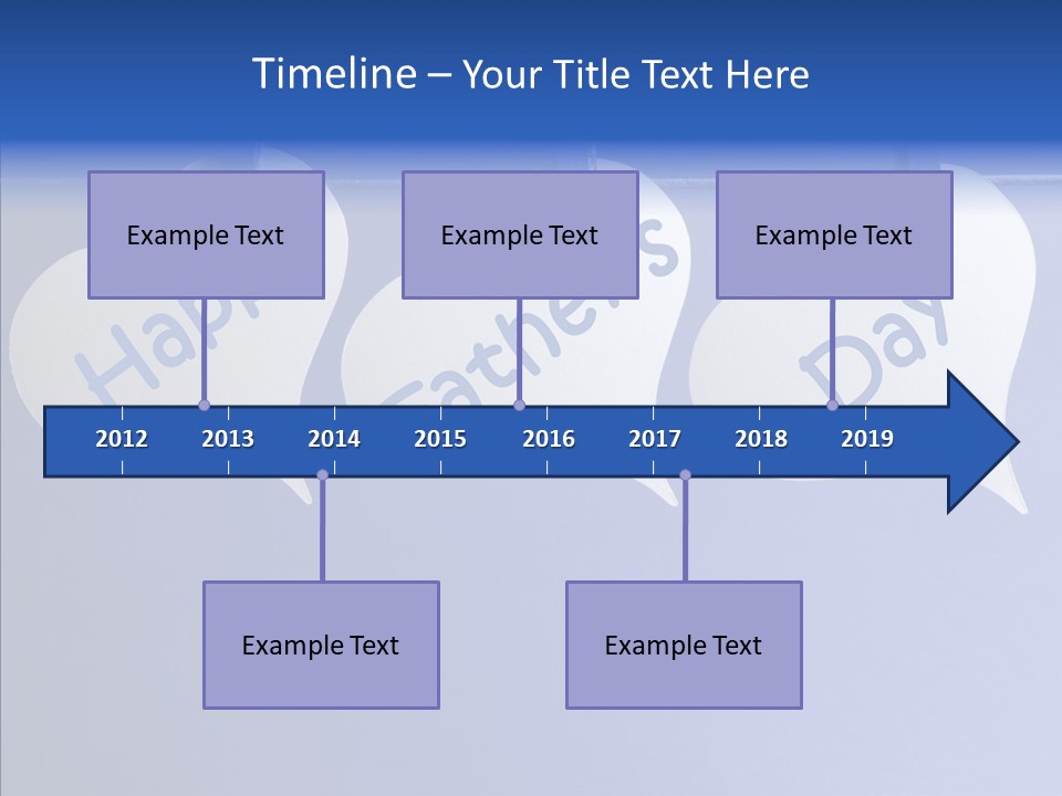 Wish Happy Fathers Day Celebrate PowerPoint Template