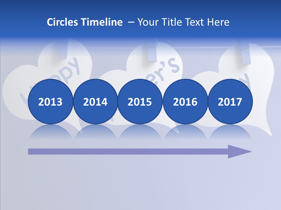 Wish Happy Fathers Day Celebrate PowerPoint Template