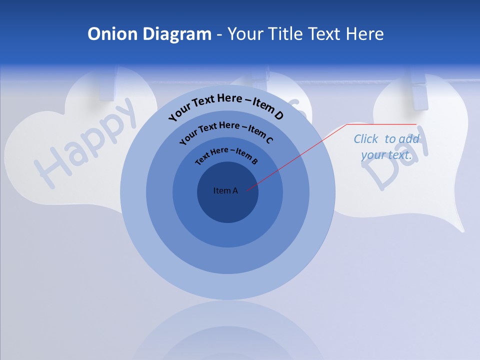 Wish Happy Fathers Day Celebrate PowerPoint Template