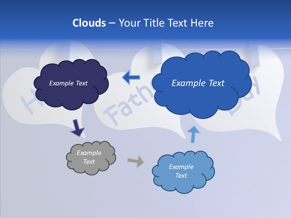 Wish Happy Fathers Day Celebrate PowerPoint Template