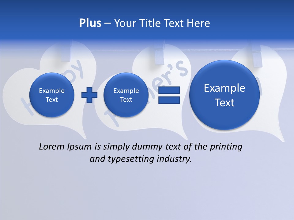 Wish Happy Fathers Day Celebrate PowerPoint Template