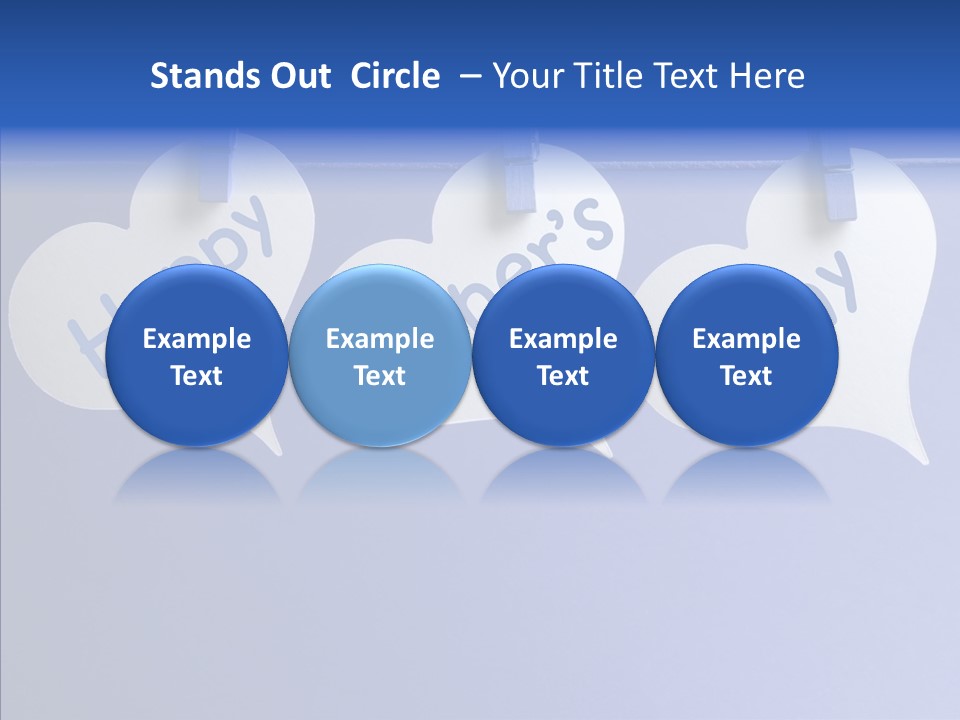 Wish Happy Fathers Day Celebrate PowerPoint Template