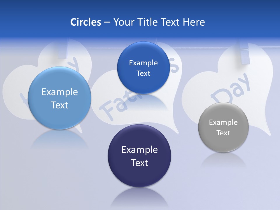 Wish Happy Fathers Day Celebrate PowerPoint Template