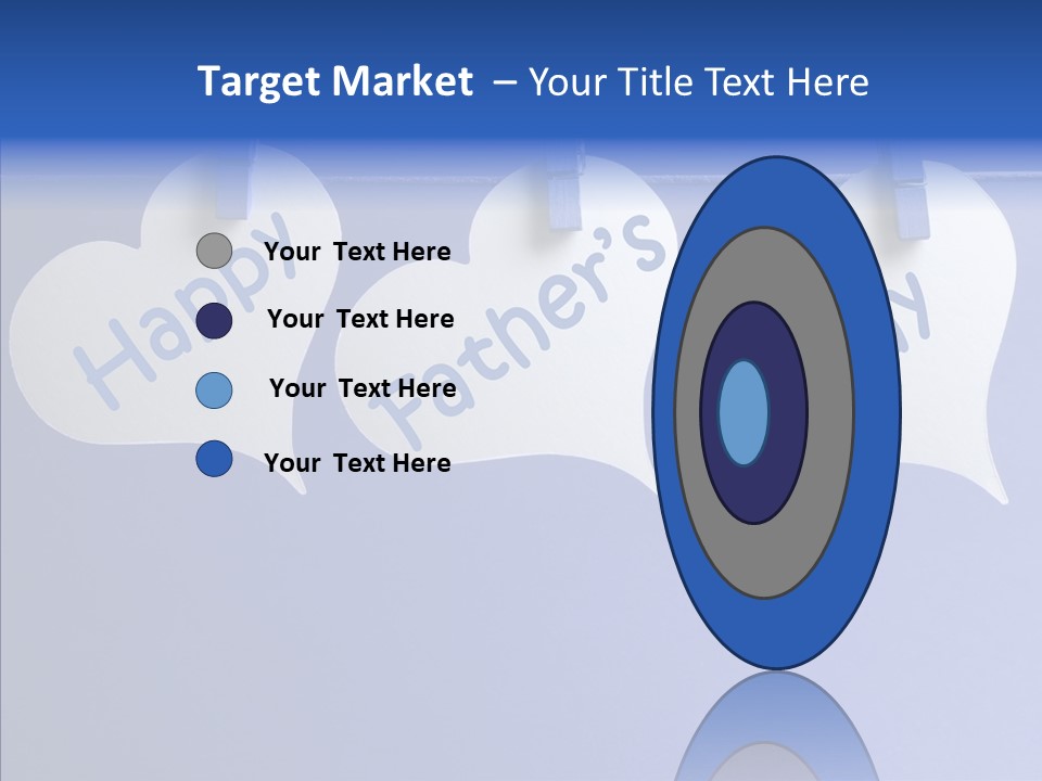 Wish Happy Fathers Day Celebrate PowerPoint Template