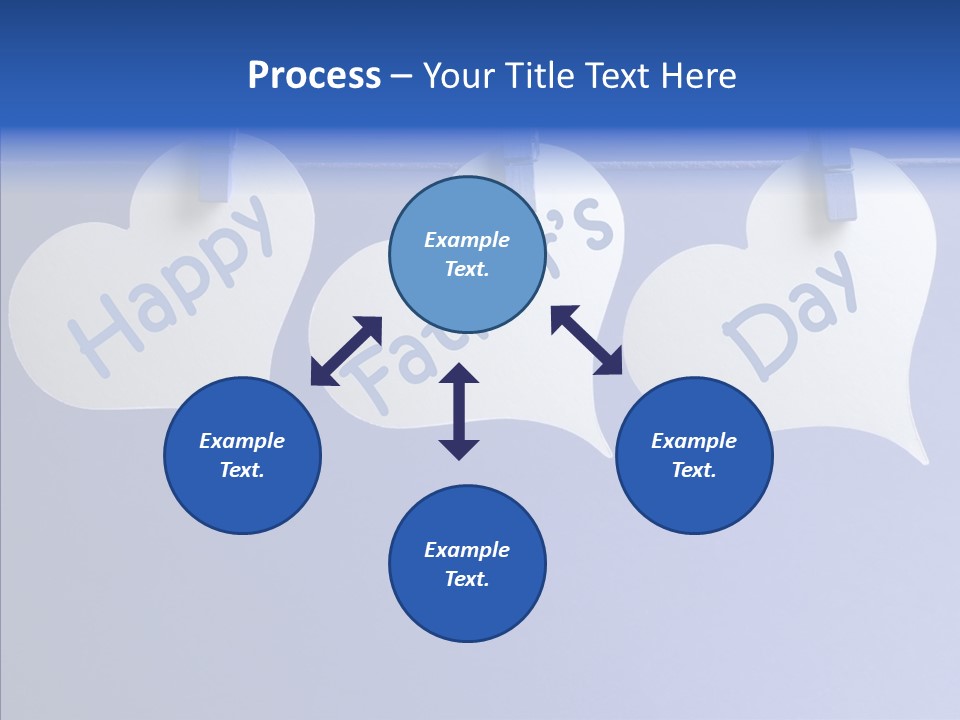 Wish Happy Fathers Day Celebrate PowerPoint Template