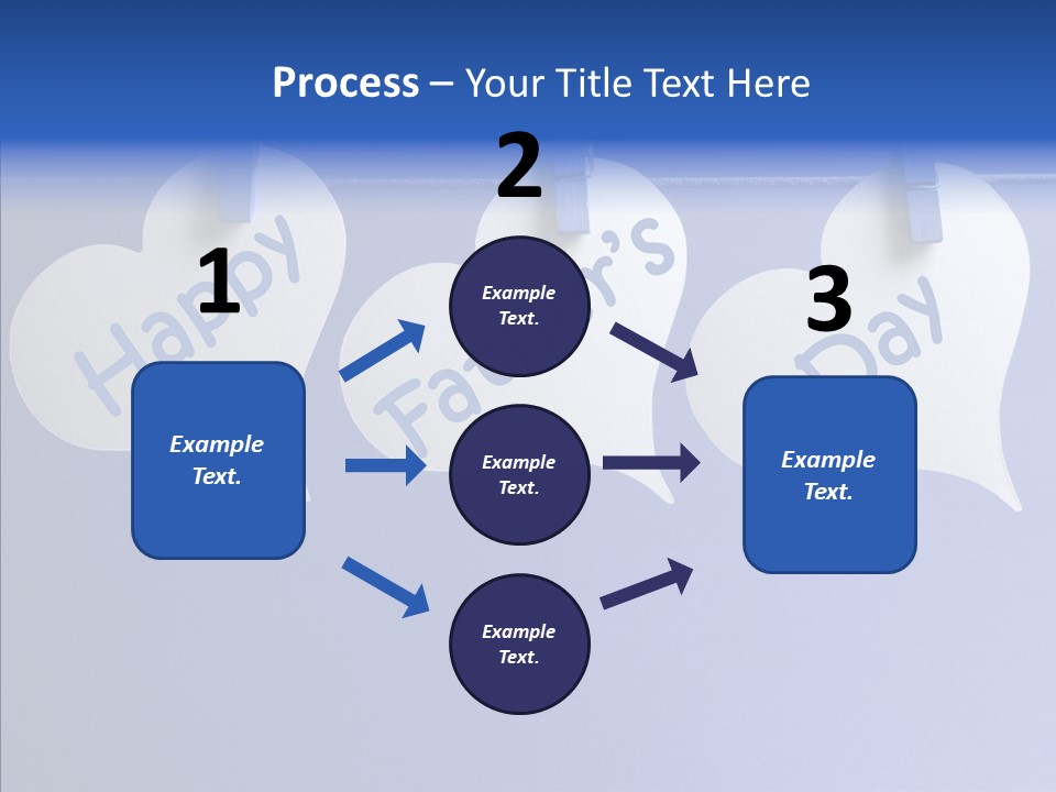 Wish Happy Fathers Day Celebrate PowerPoint Template