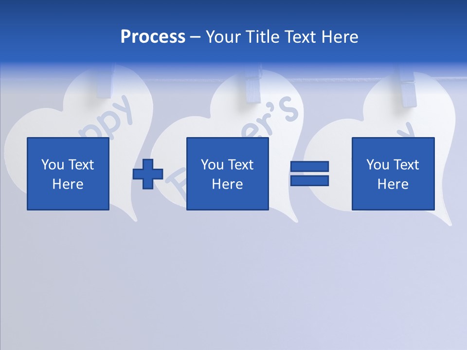 Wish Happy Fathers Day Celebrate PowerPoint Template
