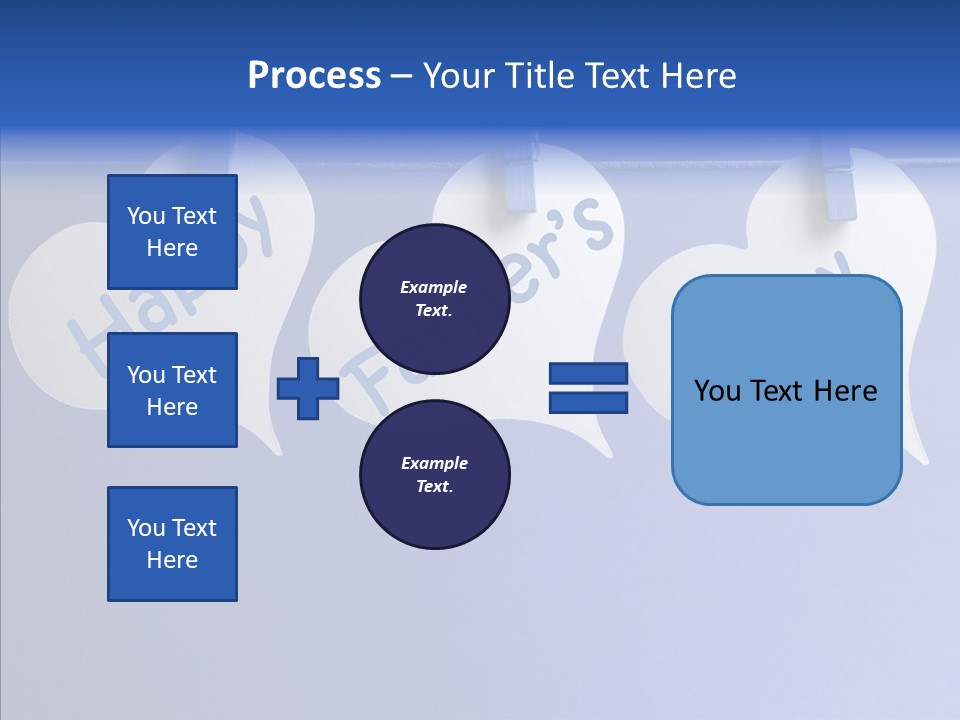 Wish Happy Fathers Day Celebrate PowerPoint Template