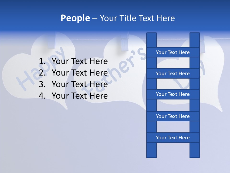 Wish Happy Fathers Day Celebrate PowerPoint Template