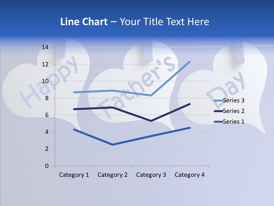 Wish Happy Fathers Day Celebrate PowerPoint Template