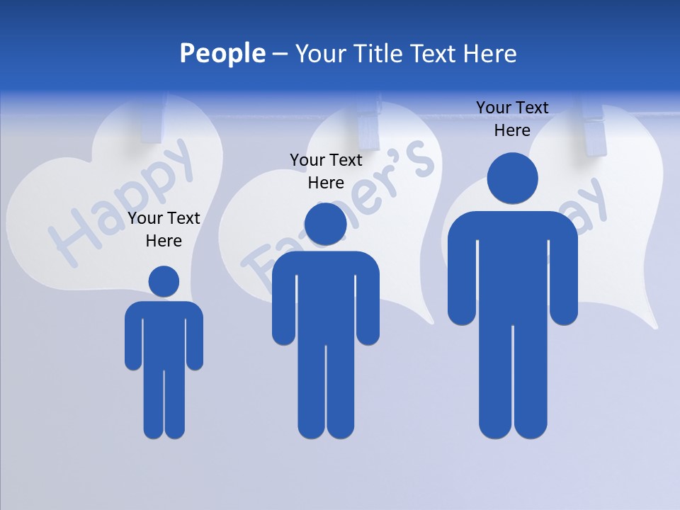 Wish Happy Fathers Day Celebrate PowerPoint Template