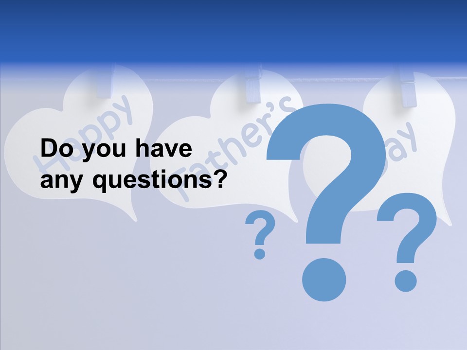 Wish Happy Fathers Day Celebrate PowerPoint Template