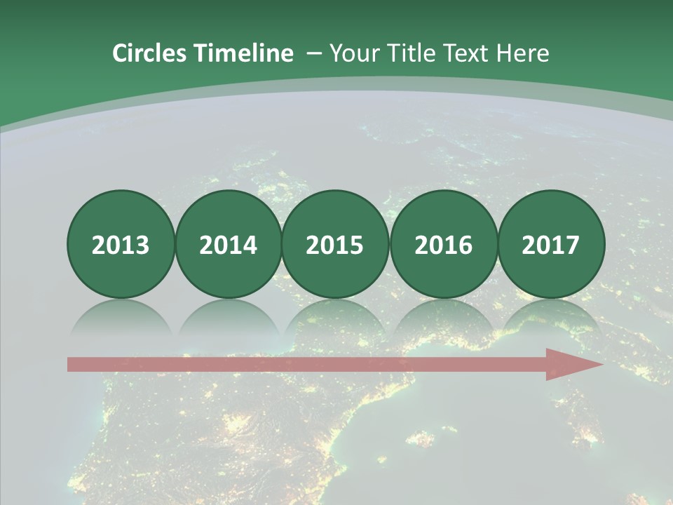 Sea Surface Travel PowerPoint Template