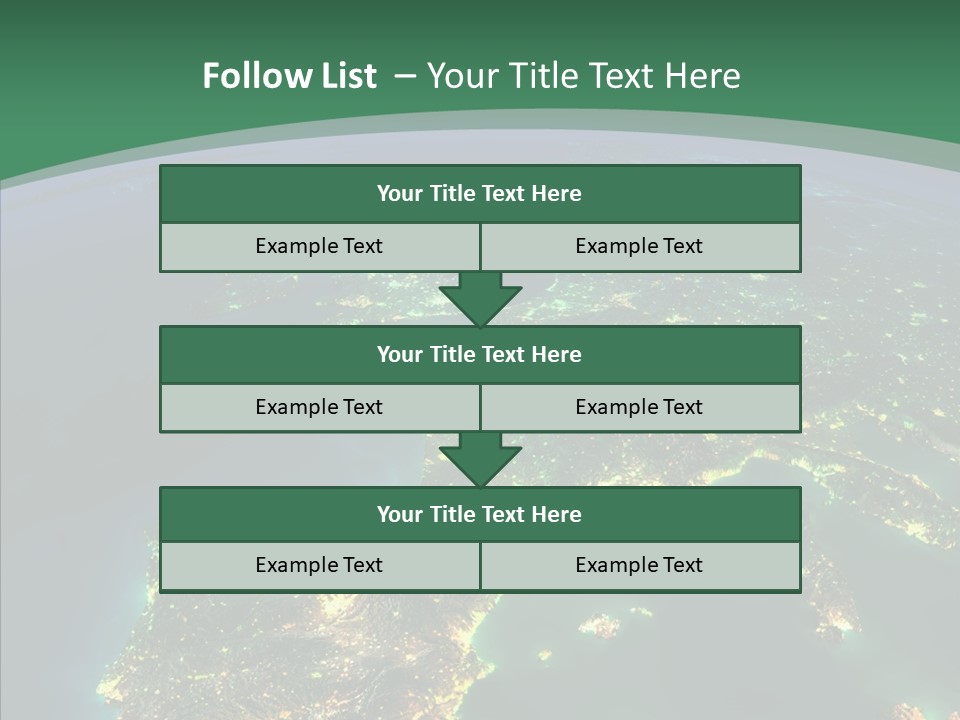 Sea Surface Travel PowerPoint Template