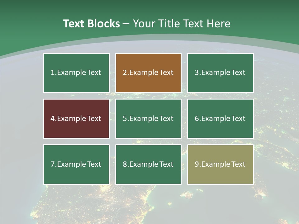 Sea Surface Travel PowerPoint Template