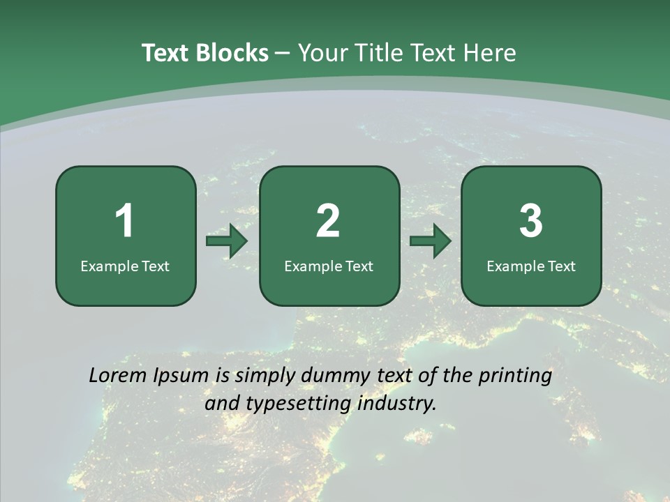 Sea Surface Travel PowerPoint Template