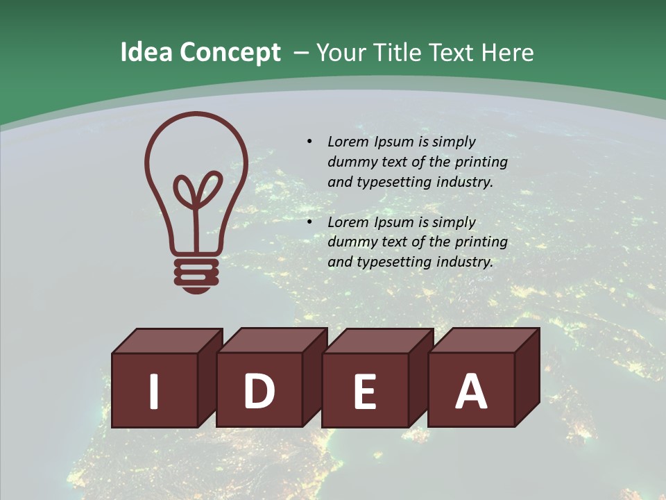 Sea Surface Travel PowerPoint Template