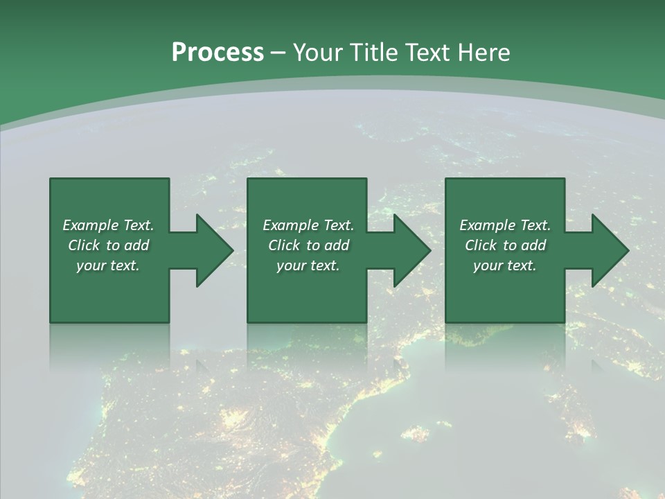 Sea Surface Travel PowerPoint Template