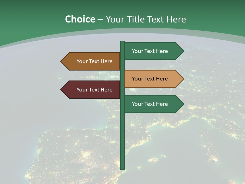 Sea Surface Travel PowerPoint Template