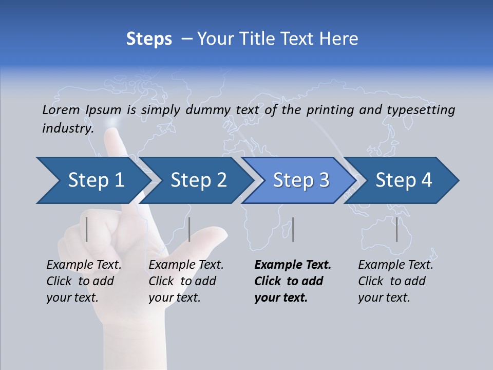 Transfer Travel Continent PowerPoint Template