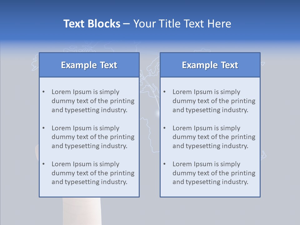 Transfer Travel Continent PowerPoint Template