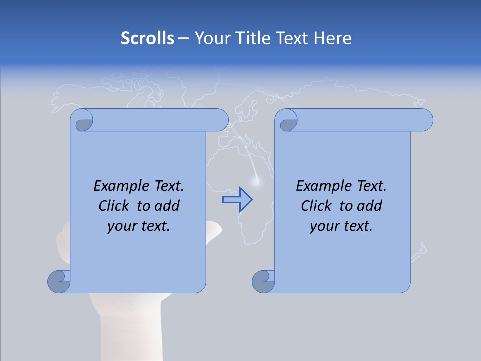 Transfer Travel Continent PowerPoint Template