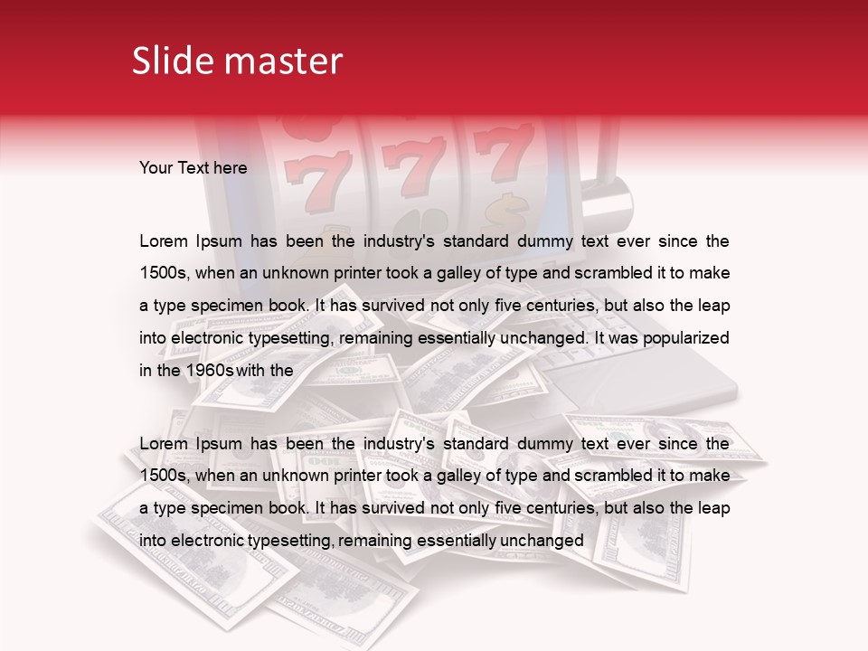 Metal Lucky Web PowerPoint Template
