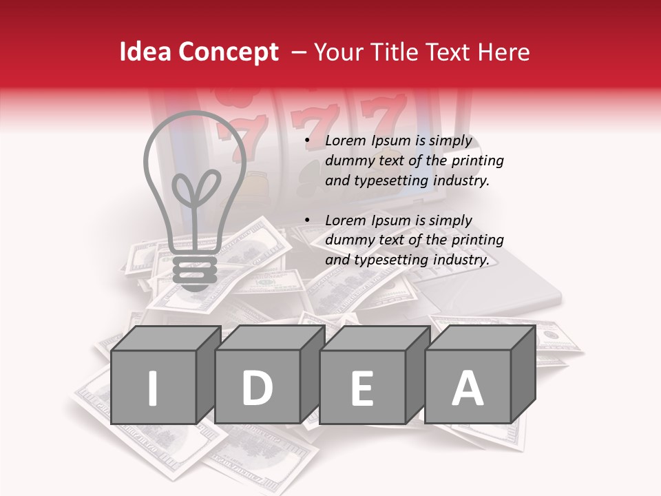 Metal Lucky Web PowerPoint Template