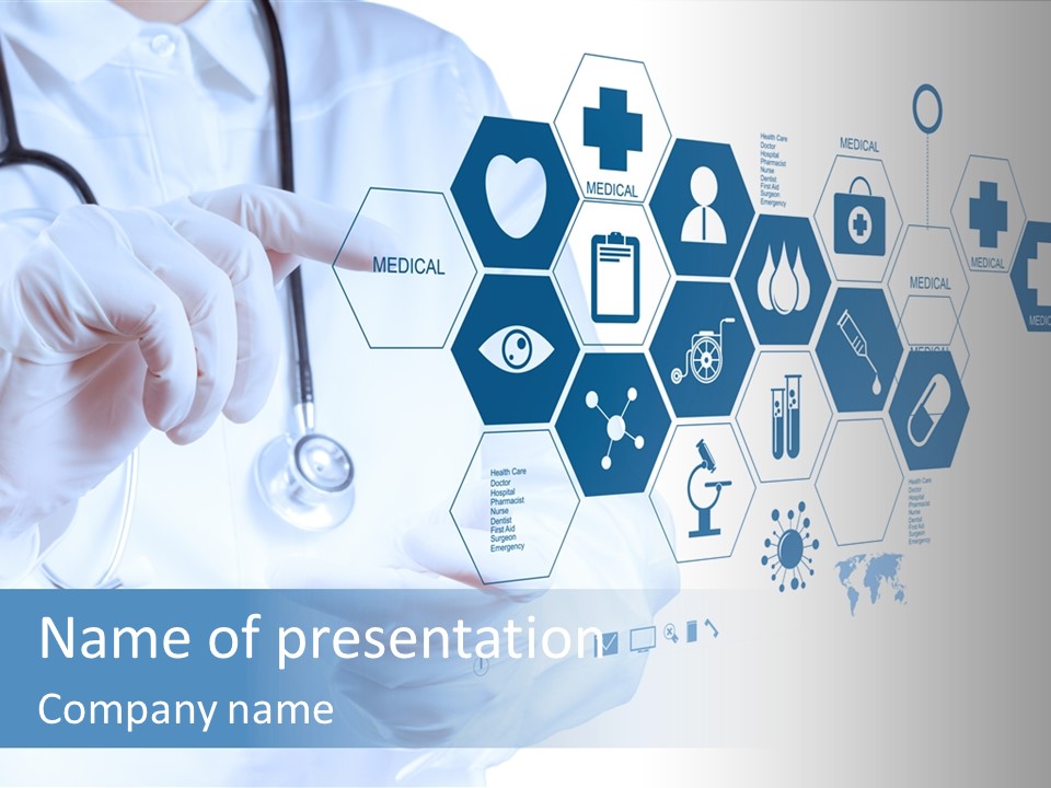 Digital Care Network PowerPoint Template