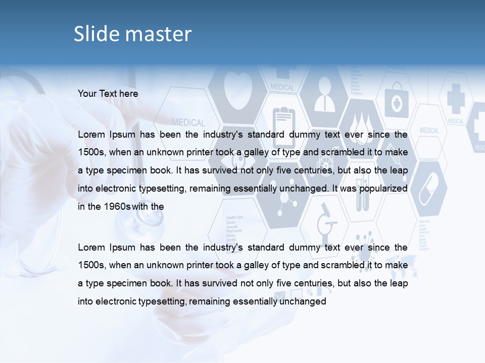 Digital Care Network PowerPoint Template