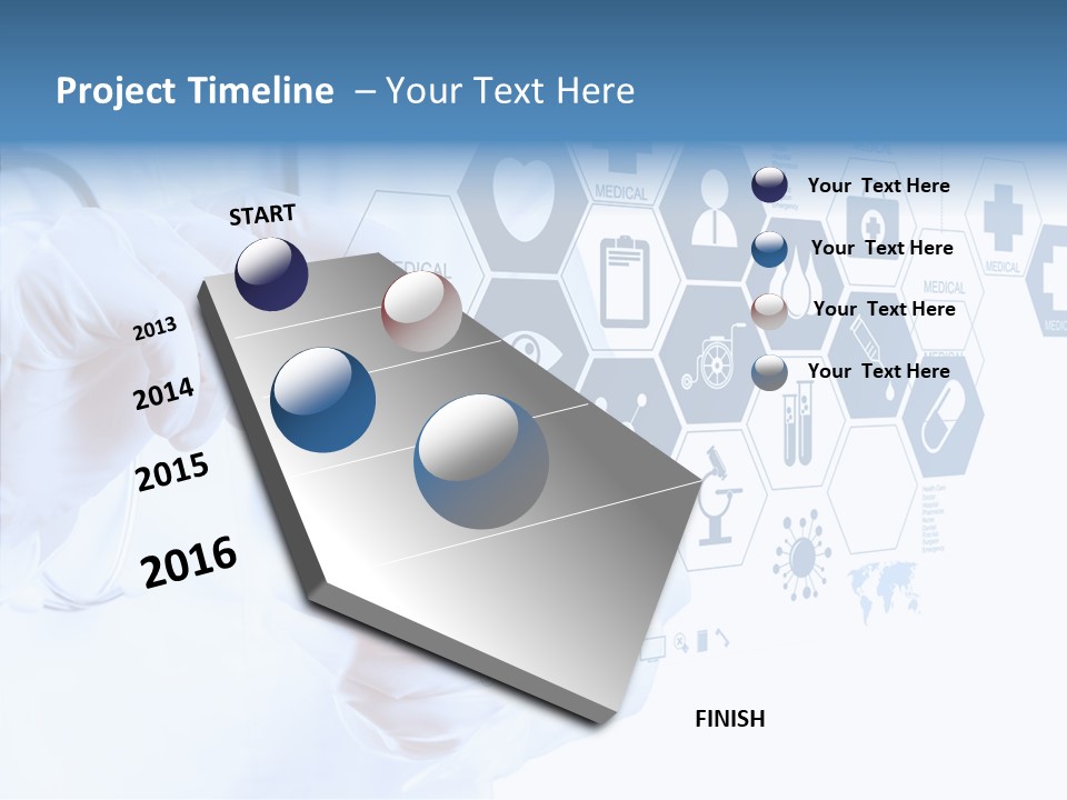Digital Care Network PowerPoint Template