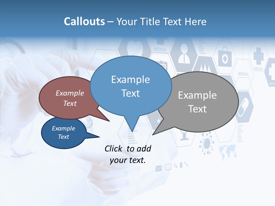 Digital Care Network PowerPoint Template