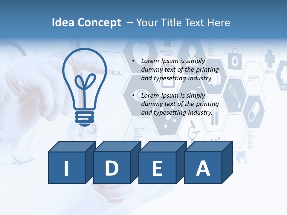 Digital Care Network PowerPoint Template