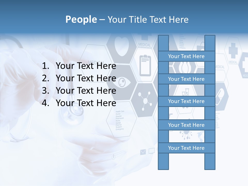 Digital Care Network PowerPoint Template