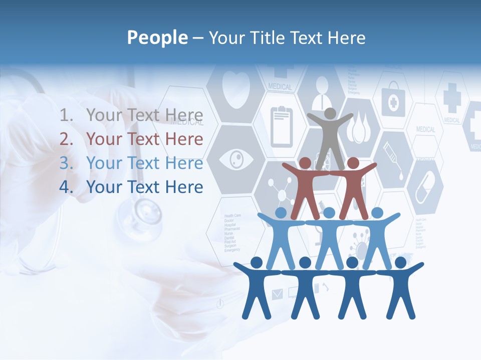 Digital Care Network PowerPoint Template