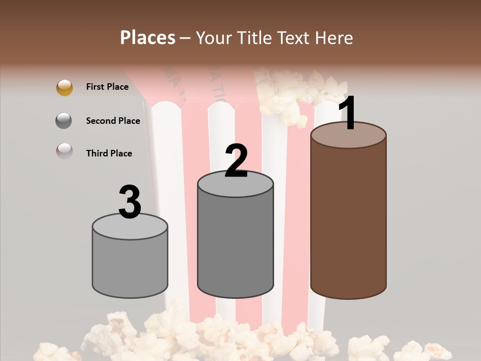 Treat White Cooked PowerPoint Template