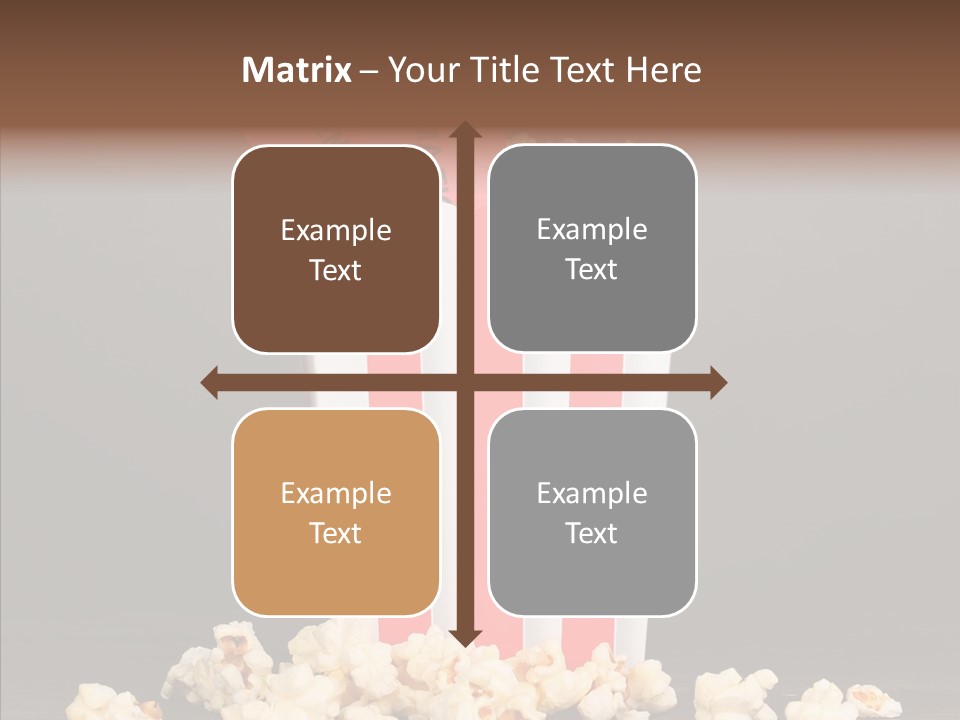 Treat White Cooked PowerPoint Template