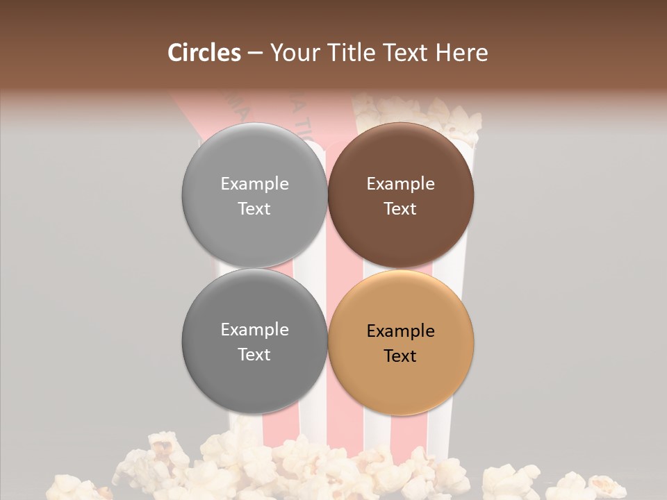 Treat White Cooked PowerPoint Template