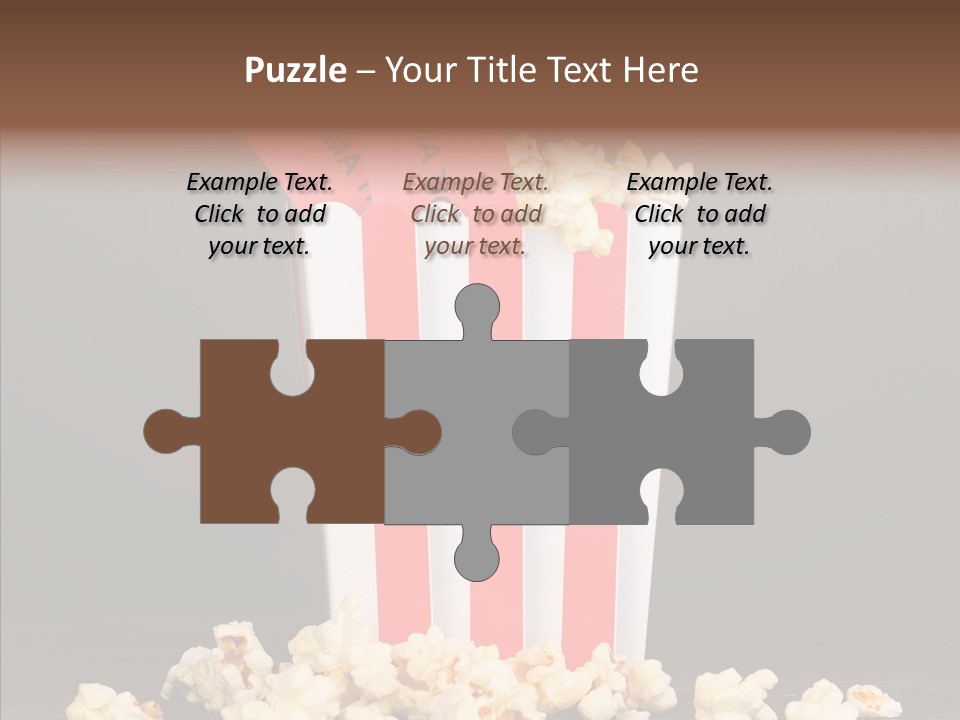 Treat White Cooked PowerPoint Template