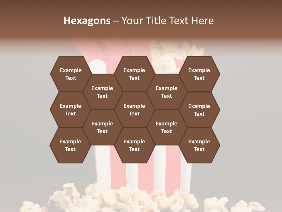 Treat White Cooked PowerPoint Template