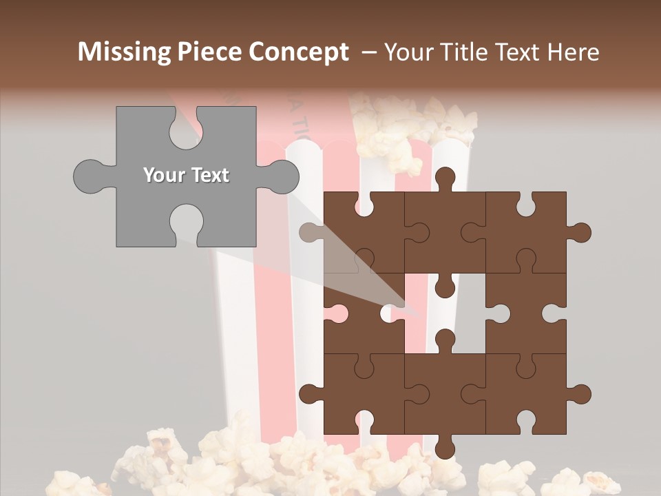 Treat White Cooked PowerPoint Template