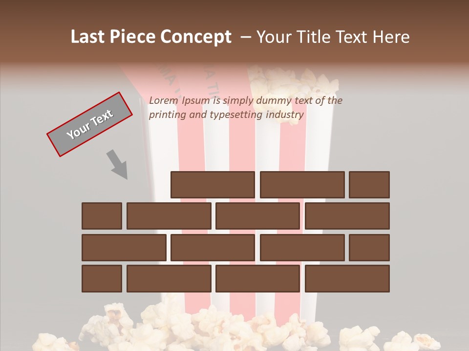 Treat White Cooked PowerPoint Template