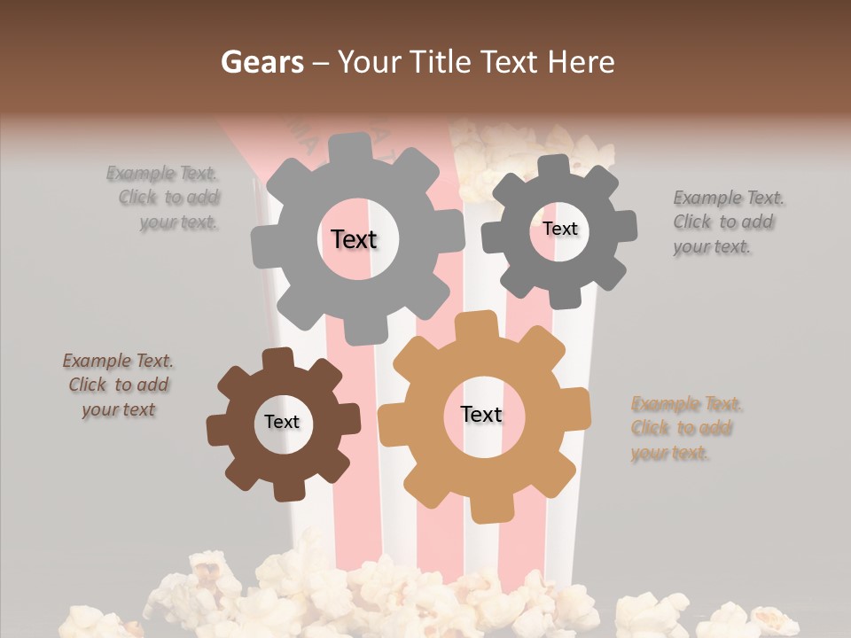 Treat White Cooked PowerPoint Template