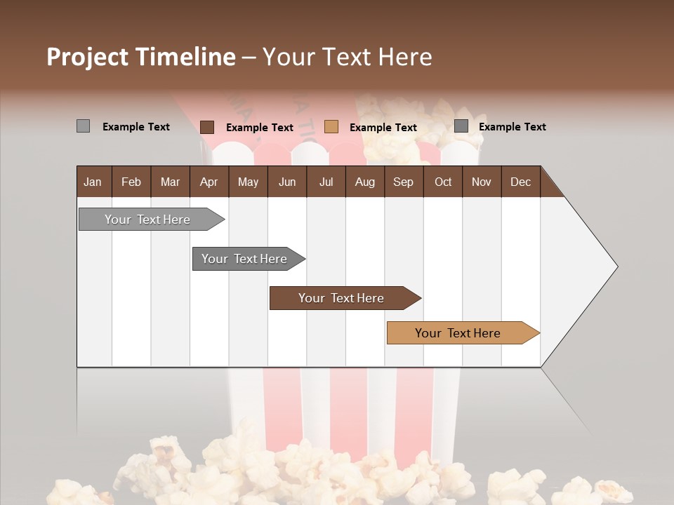 Treat White Cooked PowerPoint Template